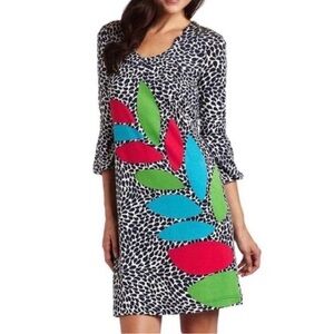 Lily Pulitzer Long Sleeve Caterpillar Shift Dress - Size L. Like new.